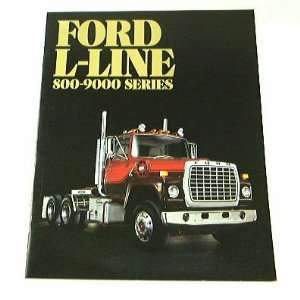  1983 83 Ford L LINE Truck BROCHURE LTS8000 LN800 LT9000 