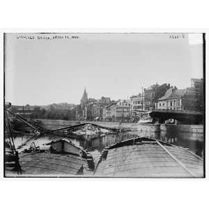  Wrecked bridge,Andenne,Belg.