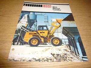 Case W14 Wheel Loader Brochure  