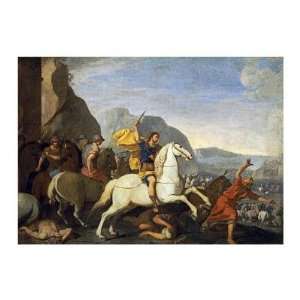  Saint James at The Battle of Clavijo by Aniello Falcone 