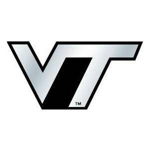   Sports Virginia Tech Hokies Silver Auto Emblem