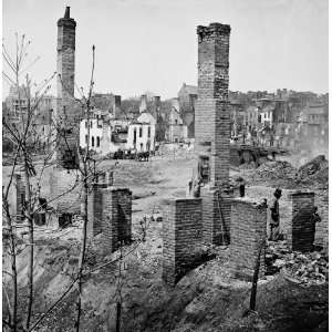 Burned Out District of Richmond, Virginia, Destroyed by Union Forces 