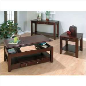  Bundle 82 Vintner Cocktail Table Set in Merlot