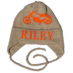  personalized vintage motorcycle hat with earflaps