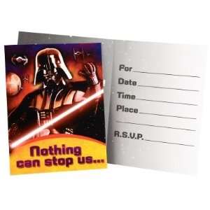  Star Wars Feel the Force Invitations (8 count 