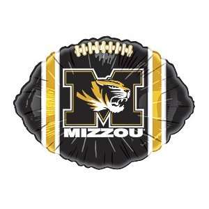 NCAA Official Missouri Tigers 18 Football Shape Foil Balloons Great 