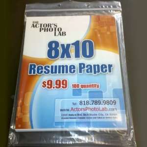  8x10 Resume Paper 100 Sheets