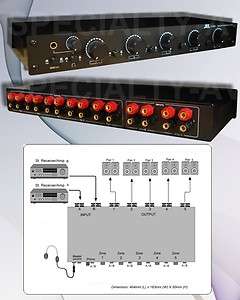 Commercial Grade Speaker Selector Switch,Volume Control  