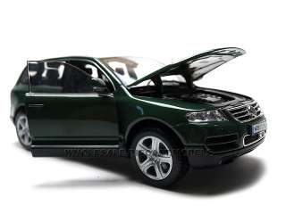 VOLKSWAGEN TOUAREG GREEN 118 DIECAST MODEL CAR WELLY  