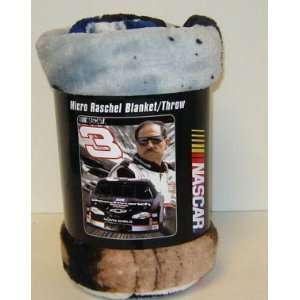  Dale Earnhardt Micro Raschel NASCAR Throw/Blanket (Icon 