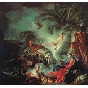  Hand Made Oil Reproduction   François Boucher   32 x 30 