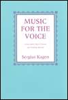 Music For The Voice, (0253339553), Sergius Kagen, Textbooks   Barnes 