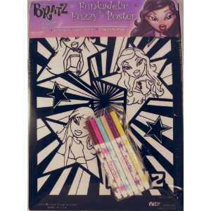  Bratz Fuzzy Velvet Poster and Pens Toys & Games