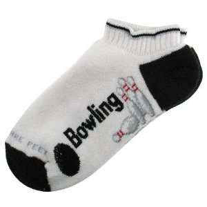  Bowling Ball/Pin Ankle Socks