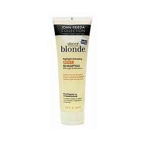 John Frieda Sheer Blonde Highlight Activating Shampoo Platinum to 