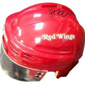 Henrik Zetterberg Autographed Detroit Red Wings Mini Helmet