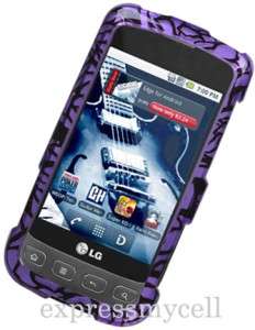 Screen + Case Cover Virgin Mobile LG OPTIMUS V U S ROSE  