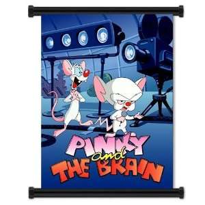  Pinky and the Brain Cartoon Fabric Wall Scroll Poster (16 