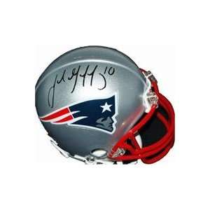 Jabar Gaffney autographed Football Mini Helmet (New England Patriots)