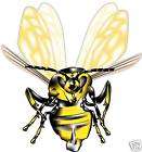 3D Killer Bee Insect Snowmobile Racing Decal Sticker