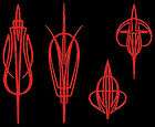 Vinyl Pinstriping Decal Set   choose your color   Pinstripe