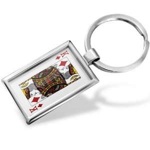   King of Diamonds   King / card game   Hand Made, Key chain ring