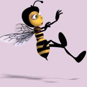  Very Sweet Render of a Honey Bee in Yellow and Black with 