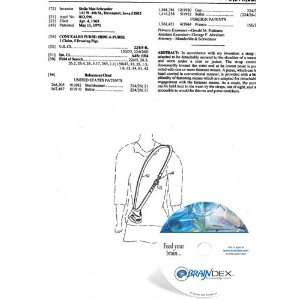  NEW Patent CD for CONCEALED PURSE HIDE A PURSE 