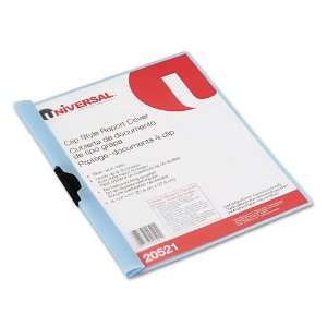  Universal  Plastic Report Cover with Clip, Letter, Holds 