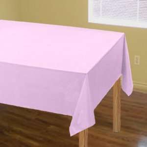  Baby Pink   Plastic Tablecovers   54 x 108   Birthday 