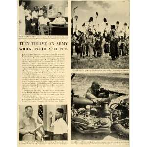  1942 Article WWII African American Recruits Combat Duty 