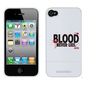  Dexter Blood Never Lies on Verizon iPhone 4 Case by 