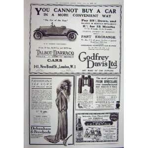   Advertisement 1922 Debenham Vichy Talbot Darraco Car