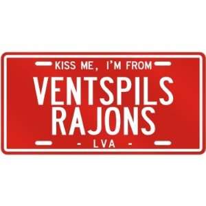 NEW  KISS ME , I AM FROM VENTSPILS  LATVIA LICENSE PLATE SIGN CITY 