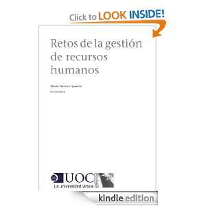 Retos a la gestión de recursos humanos (Spanish Edition) Mireia 