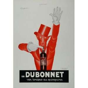  1932 French Ad Dubonnet Quinquina Aperitif Liqueur 