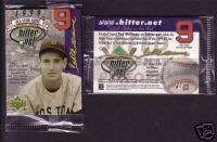 TED WILLIAMS, Boston RED SOX   1999 All Star Game card  
