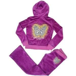    Juicy Couture Butterfly Tracksuit Womens L 
