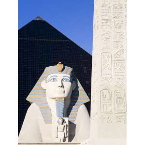  Sphinx and Obelisk Outside the Luxor Casino, Las Vegas 
