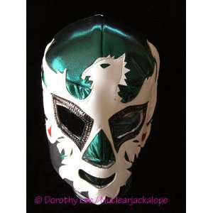 Lucha Libre Wrestling Halloween Mask Mexicana green