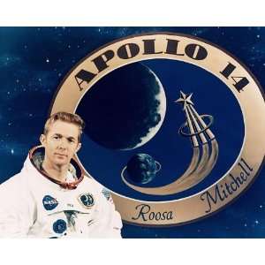  Apollo 14 Astronaut Stuart Roosa Portrait 8x10 Silver 