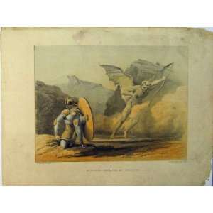  Colour Print Apollyon Defeated Christian Winged Man