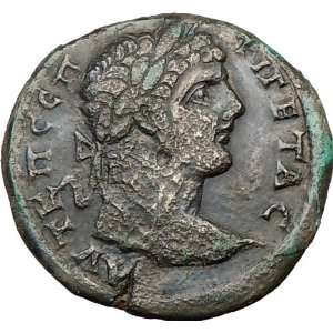 GETA 209AD Pautalia Thrace River God Genuine Authentic Ancient Roman 