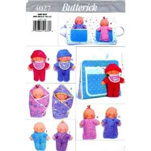   4027 Sewing Pattern Twin Dolls Clothes Carrier Arts, Crafts & Sewing