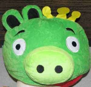 Angry Birds Green Pig Plush Hat Beanie Style Brand New  