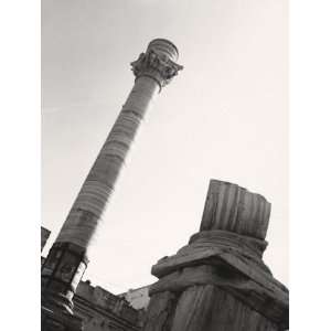  Roman Columns Marking the End of the Appian Way in 