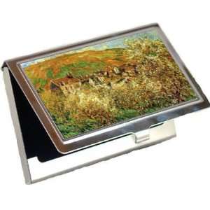  Flowering Apple Trees By Claude Monet Business Card Holder 