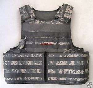 New RAV Molle Tactical Vest ACU Digital With 8 Pouches  
