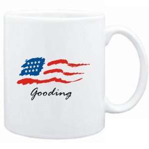  Mug White  Gooding   US Flag  Usa Cities Sports 
