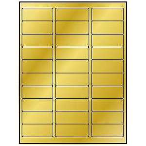  600 Label Outfitters® Metallic Gold Foil LASER ONLY 